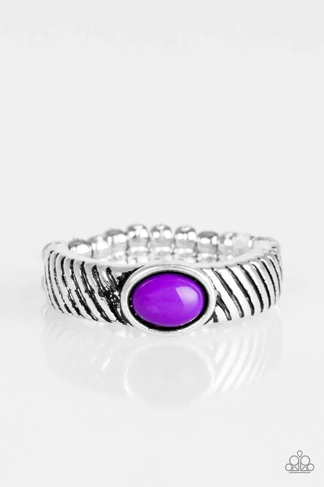 Paparazzi Jewelry Rings Paparazzi Ring Zebra Zen Purple