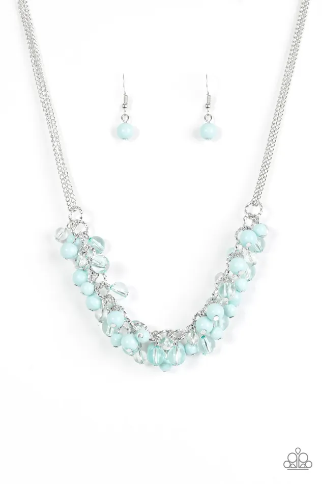 Paparazzi Necklace Boulevard Beauty Blue Paparazzi Jewelry Necklaces