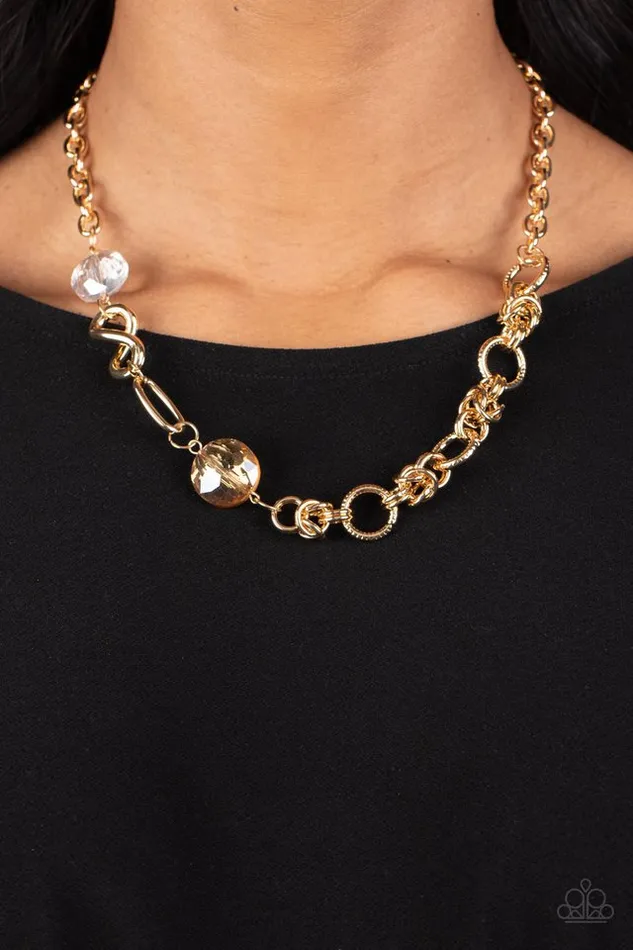 Paparazzi Necklace Celestially Celtic Gold Paparazzi Jewelry Necklaces