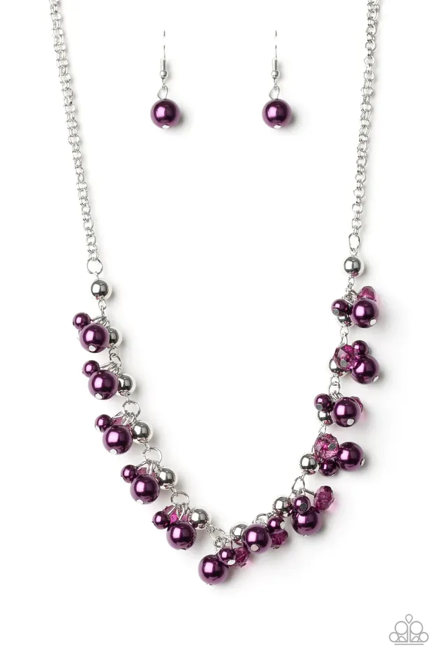 Paparazzi Necklace Duchess Royale Purple Paparazzi Jewelry Necklaces