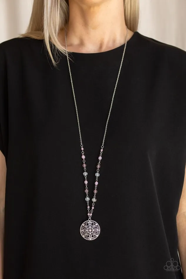 Paparazzi Necklace Everyday Enchantment Pink Paparazzi Jewelry Necklaces
