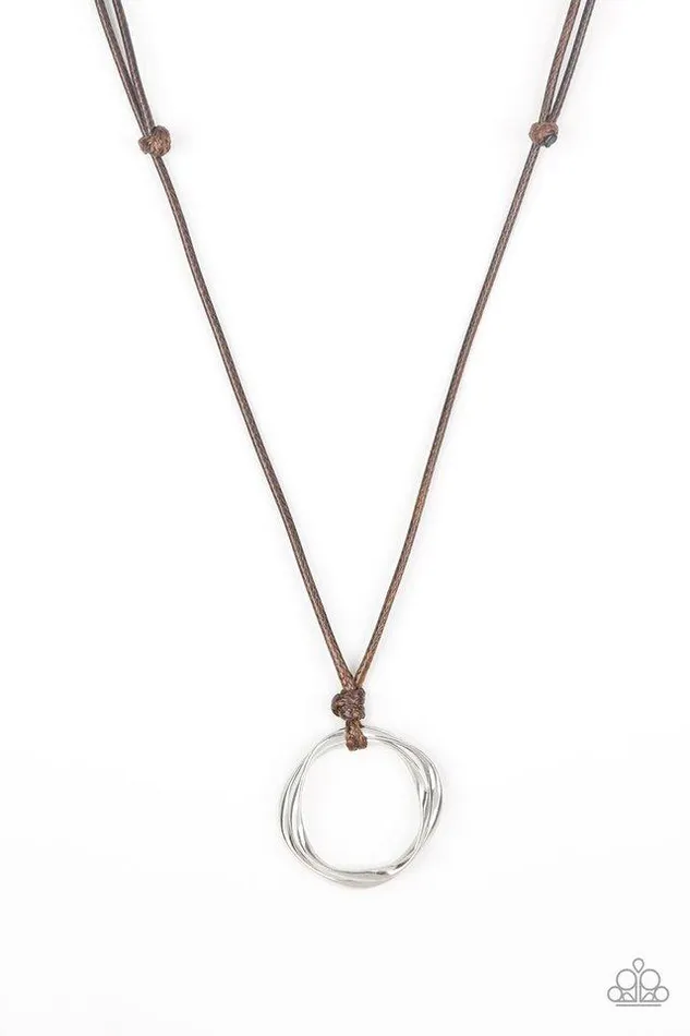 Paparazzi Necklace Go To Your ROAM Brown Paparazzi Jewelry Necklaces
