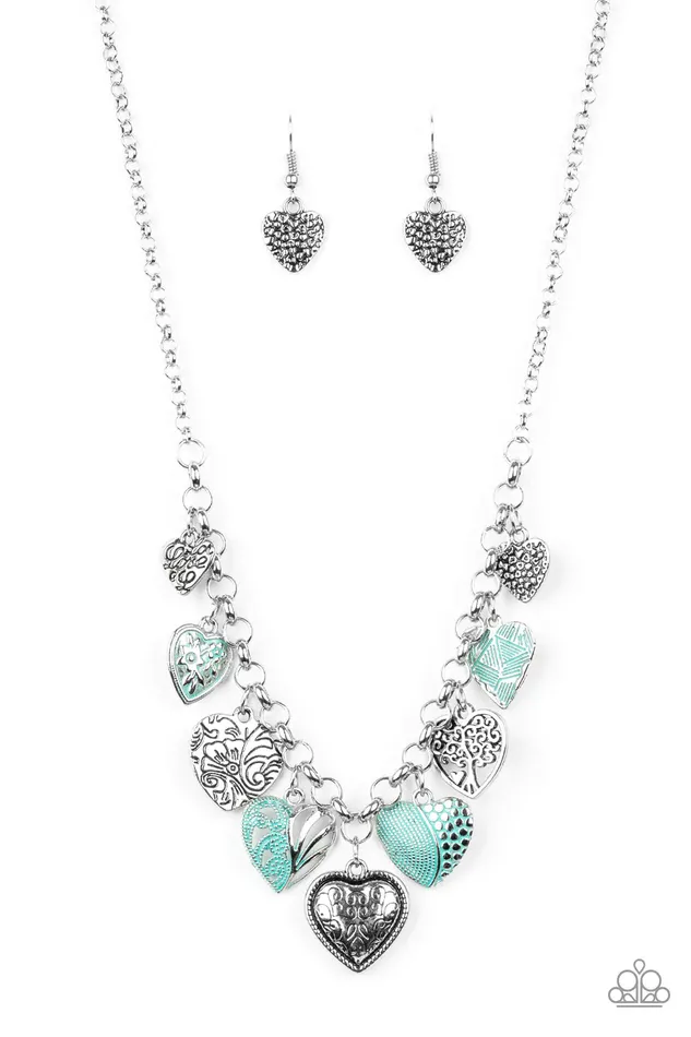 Paparazzi Necklace Grow Love Green Paparazzi Jewelry Necklaces