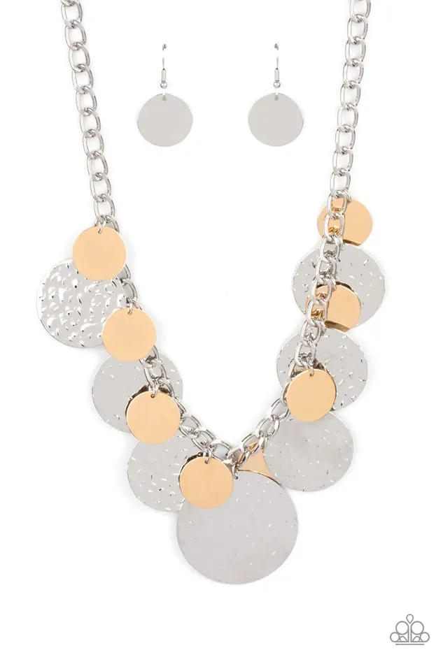 Paparazzi Necklace Industrial Grade Glamour Silver Paparazzi Jewelry Necklaces