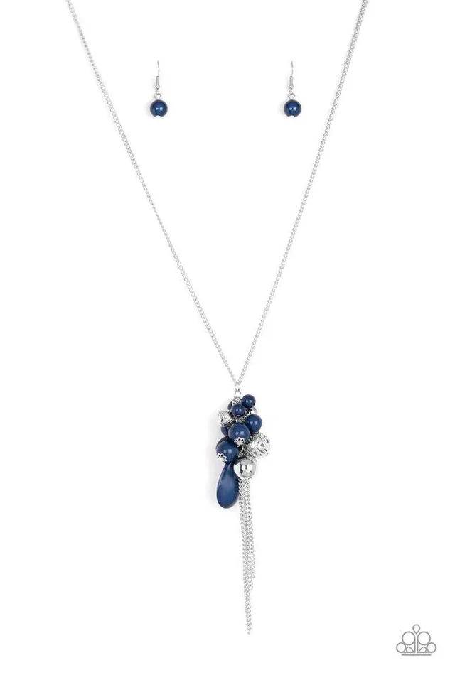 Paparazzi Necklace Its A Celebration Blue Paparazzi Jewelry Necklaces