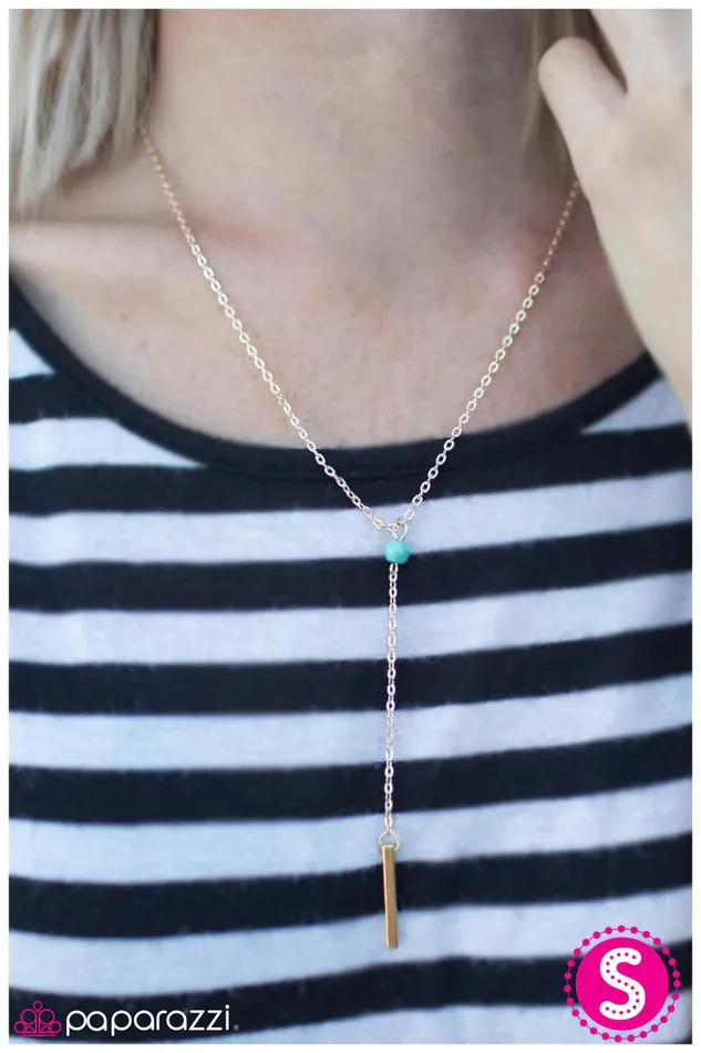 Paparazzi Necklace Let There Be Cowgirls Blue Paparazzi Jewelry Necklaces