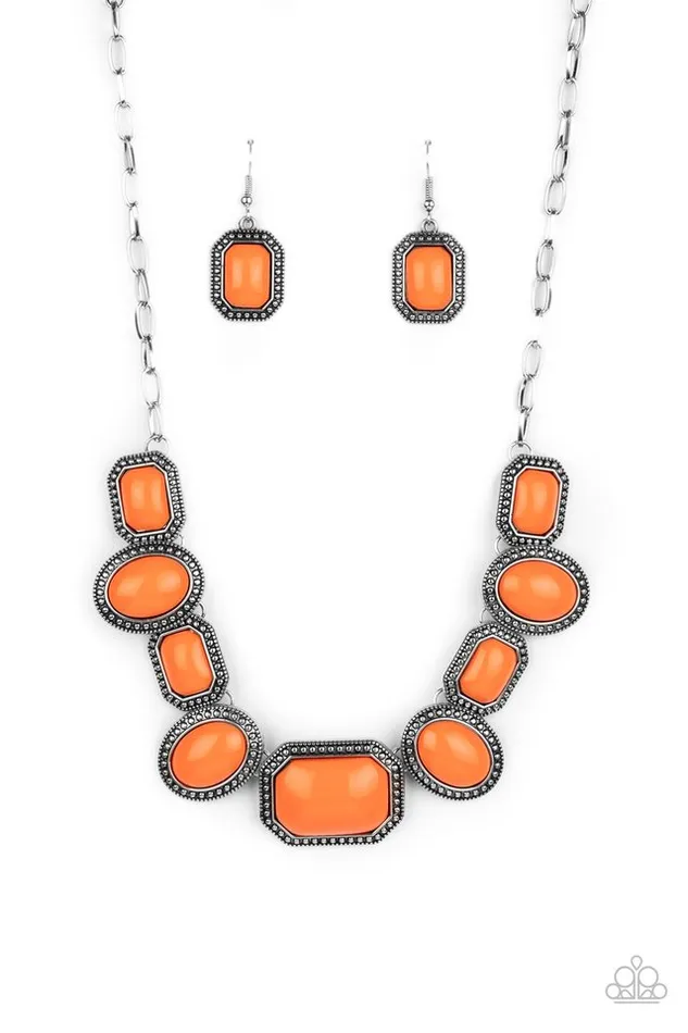Paparazzi Necklace Lets Get Loud Orange Paparazzi Jewelry Necklaces Paparazzi Necklace Lets Get Loud Orange Paparazzi Jewelry Necklaces