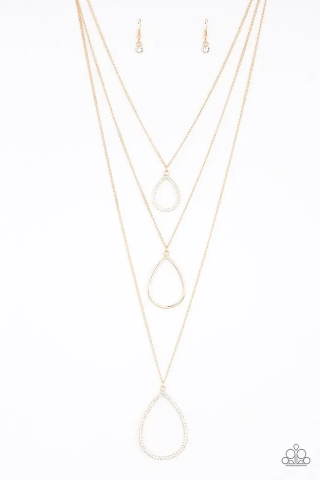 Paparazzi Necklace Make The World Sparkle Gold Paparazzi Jewelry Necklaces