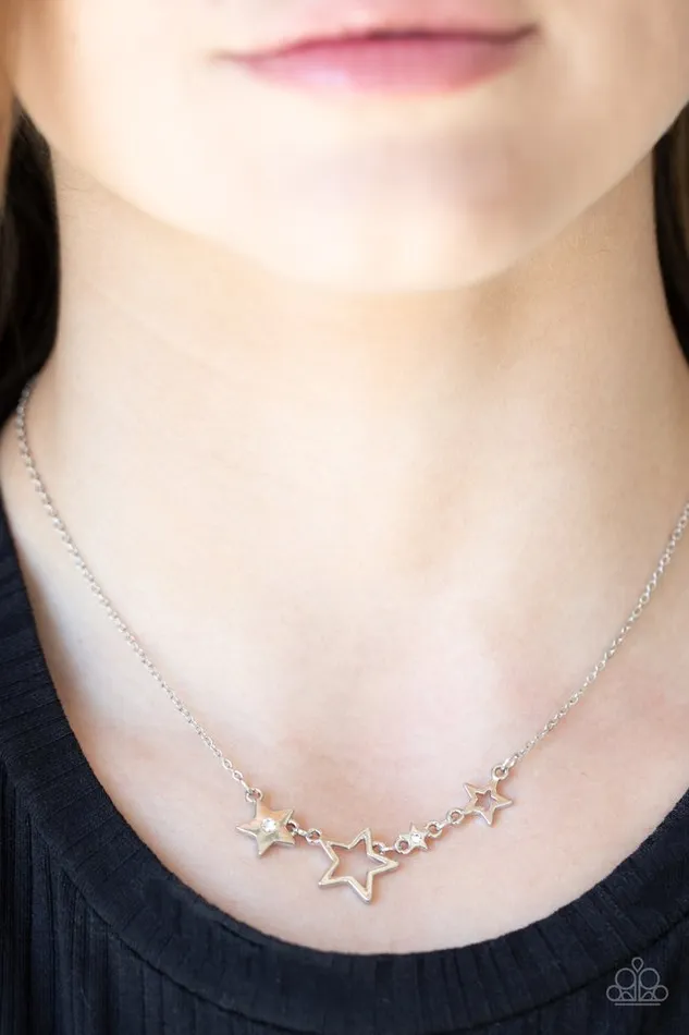 Paparazzi Necklace Proudly Patriotic White Paparazzi Jewelry Necklaces