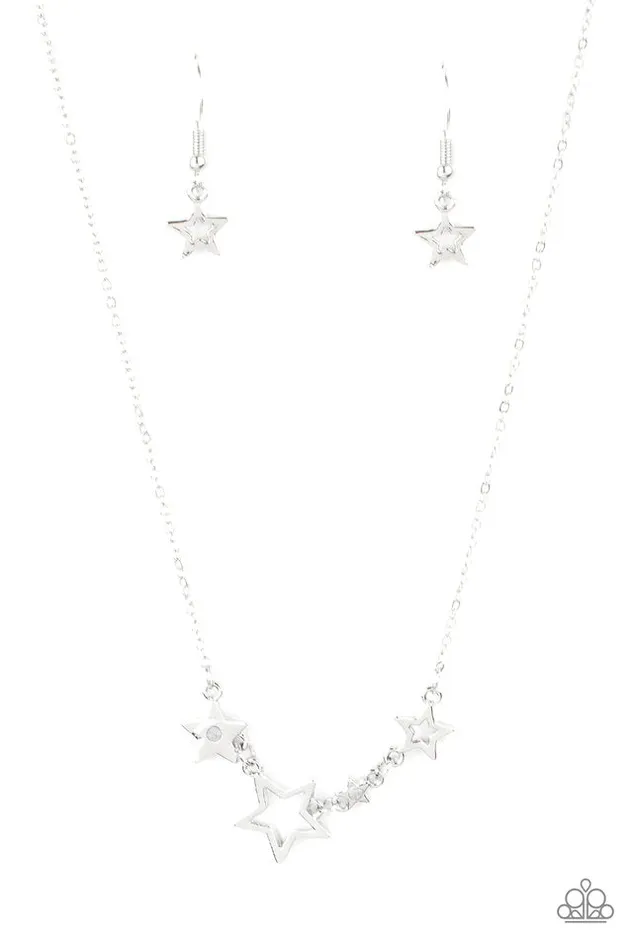 Paparazzi Necklace Proudly Patriotic White Paparazzi Jewelry Necklaces Paparazzi Necklace Proudly Patriotic White Paparazzi Jewelry Necklaces