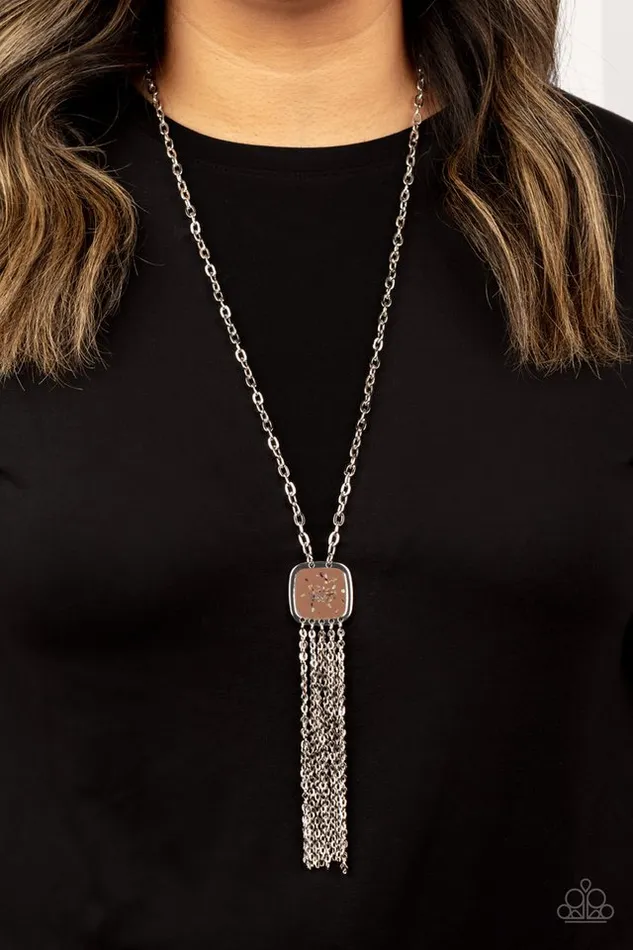 Paparazzi Necklace Seaside Season Brown Paparazzi Jewelry Necklaces