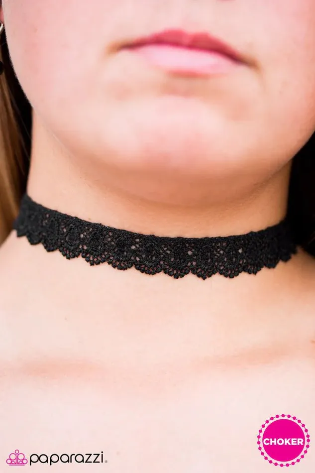 Paparazzi Necklace So Victorian Black Paparazzi Jewelry Necklaces