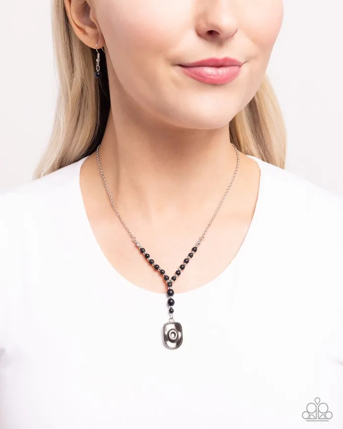 Paparazzi Necklace Southern Sheen Black Paparazzi Jewelry Necklaces