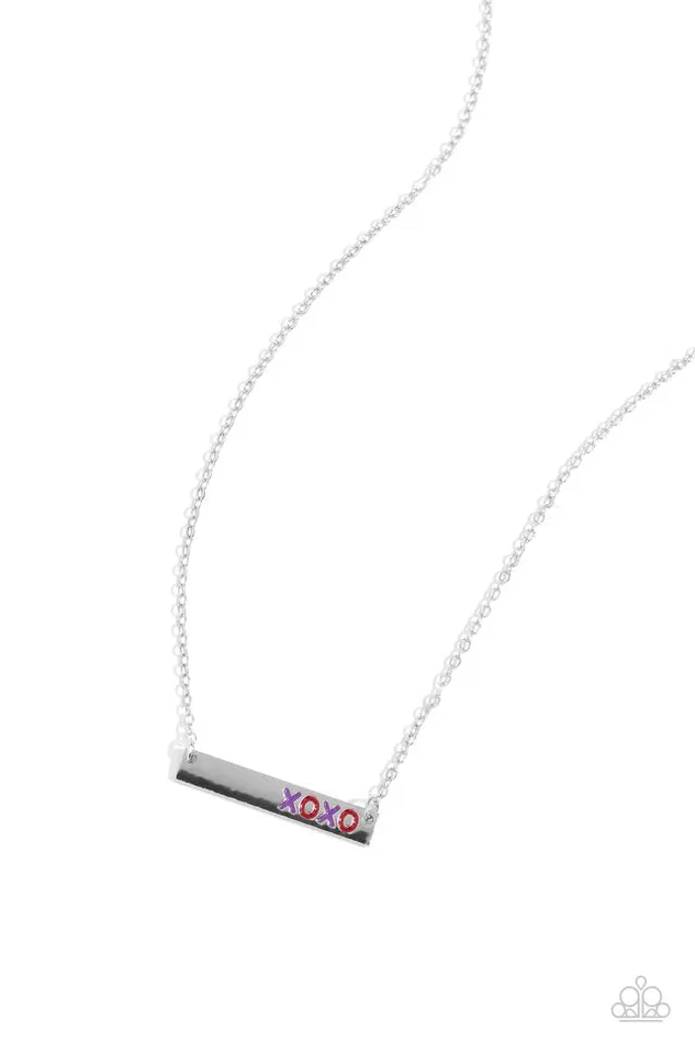 Paparazzi Necklace XOXO Season Multi Paparazzi Jewelry Necklaces Paparazzi Necklace XOXO Season Multi Paparazzi Jewelry Necklaces