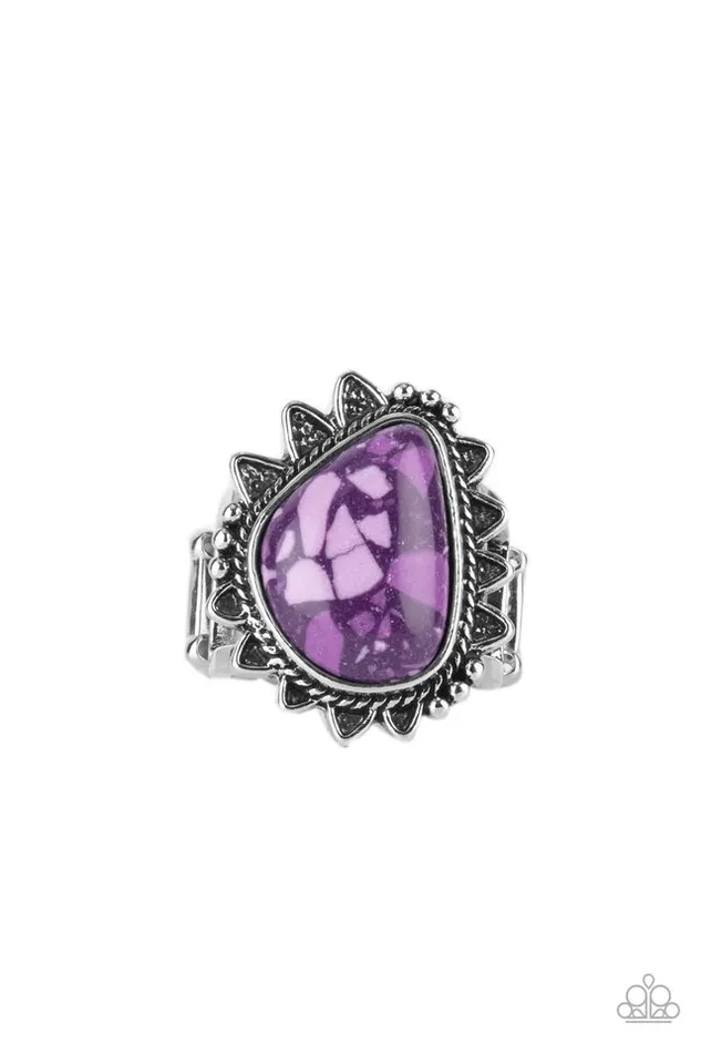 Paparazzi Ring Adobe Sunrise Purple Paparazzi Jewelry Rings Paparazzi Ring Adobe Sunrise Purple Paparazzi Jewelry Rings