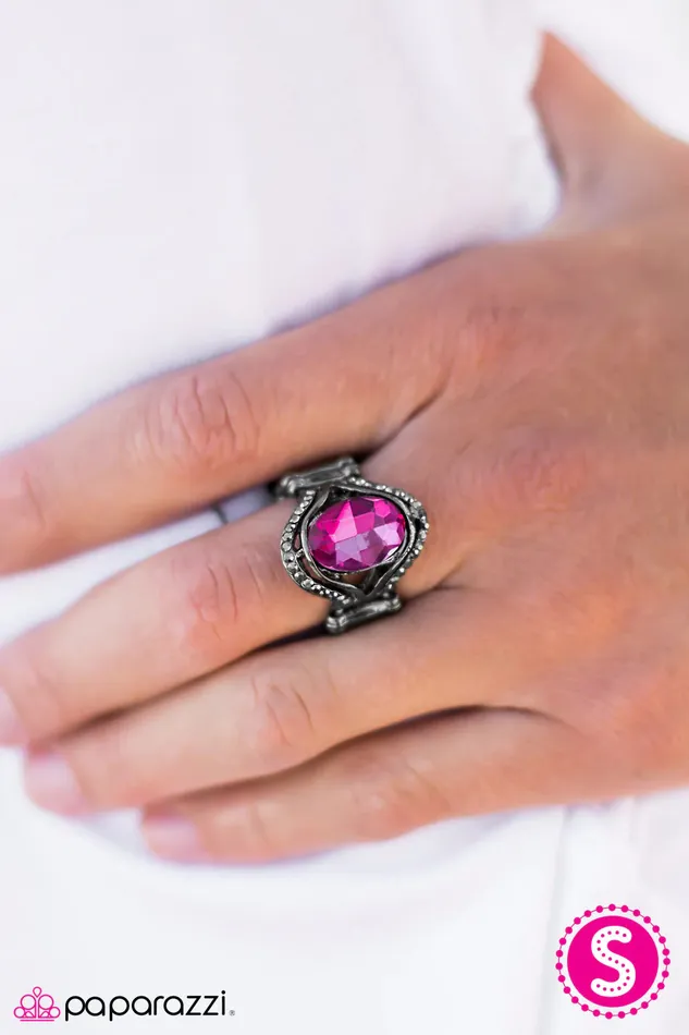 Paparazzi Ring Big City Dreams Pink Paparazzi Jewelry Rings