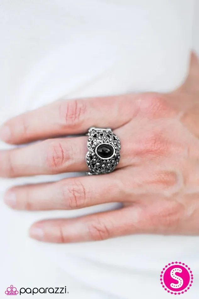 Paparazzi Ring Color Burst Black Paparazzi Jewelry Rings