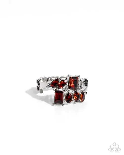 Paparazzi Ring Continuous Wave Brown Paparazzi Jewelry Rings Paparazzi Ring Continuous Wave Brown Paparazzi Jewelry Rings