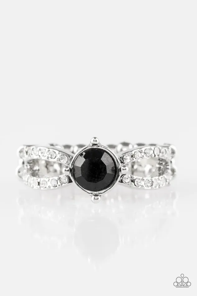 Paparazzi Ring Ever Elegant Black Paparazzi Jewelry Rings