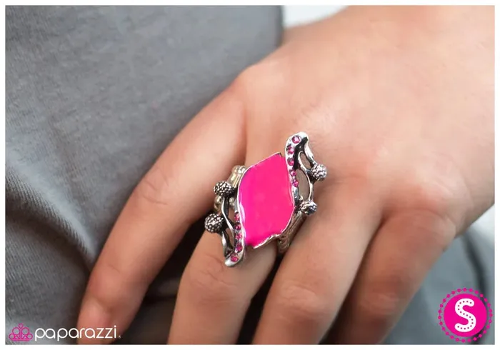 Paparazzi Ring Fantasia Pink Paparazzi Jewelry Rings