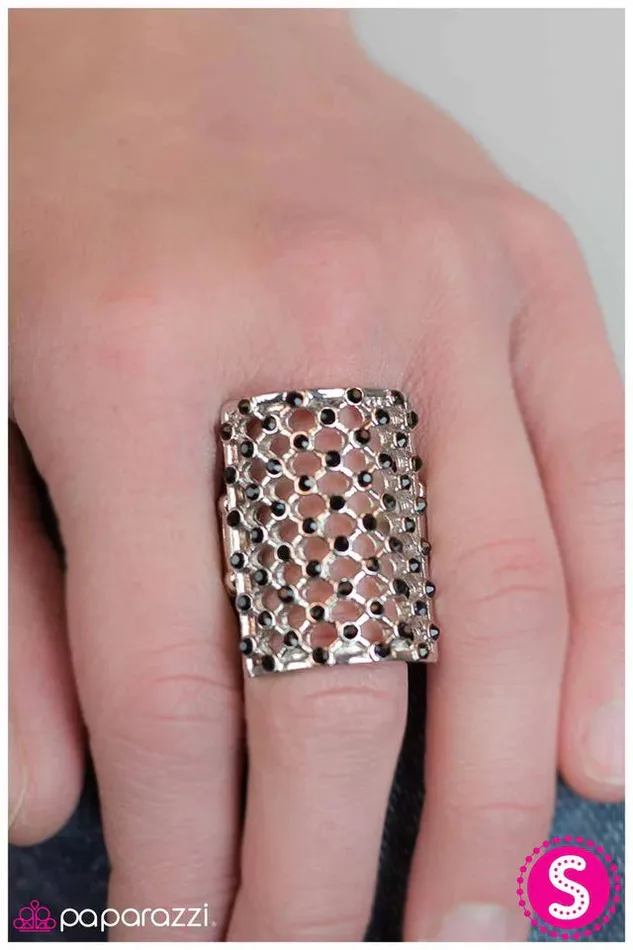 Paparazzi Ring Grate Expectations Black Paparazzi Jewelry Rings