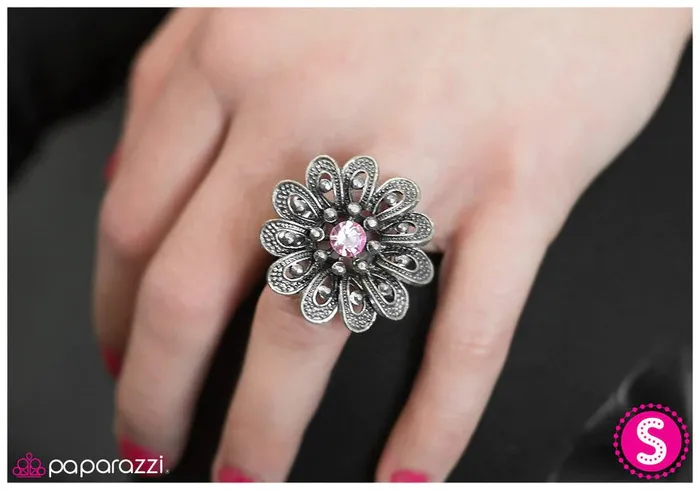 Paparazzi Ring Grown So Fond Of You Pink Paparazzi Jewelry Rings