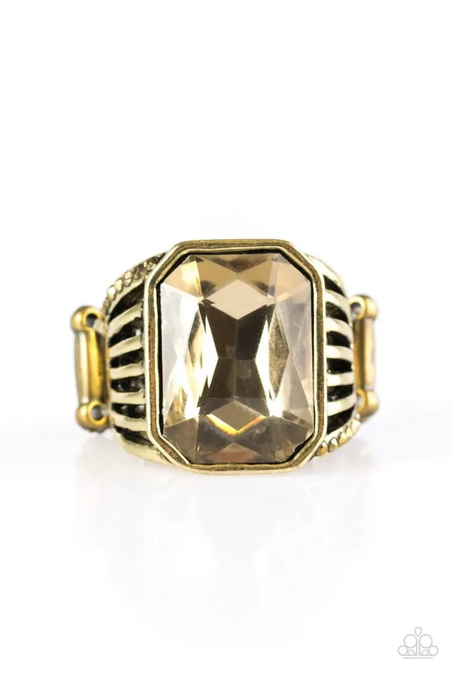 Paparazzi Ring Make Way For The Champ Brass Paparazzi Jewelry Rings
