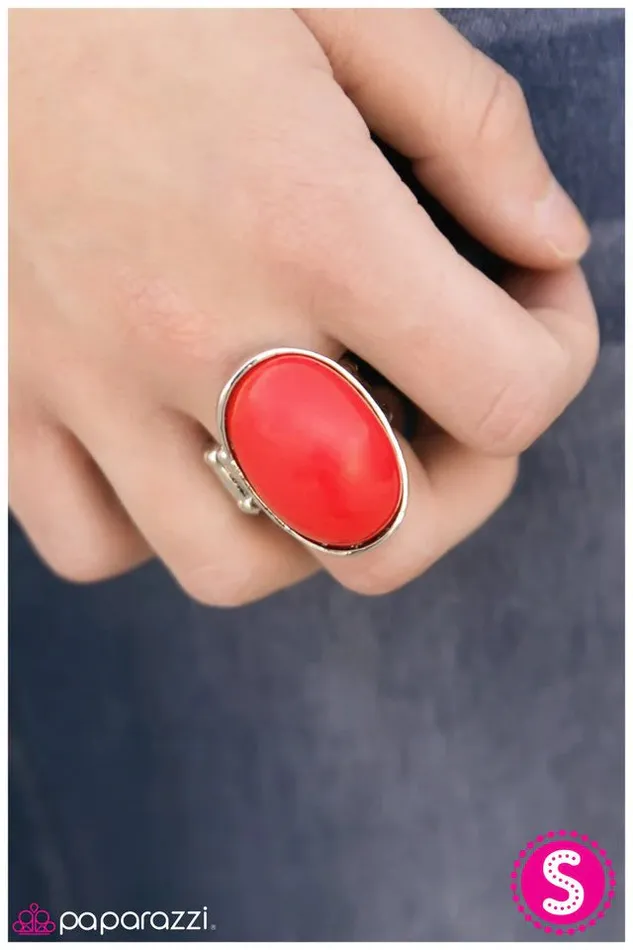 Paparazzi Ring Pop Icon Red Paparazzi Jewelry Rings