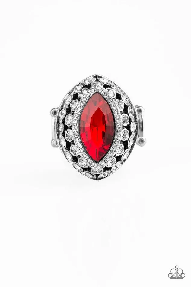 Paparazzi Ring Royal Radiance Red Paparazzi Jewelry Rings