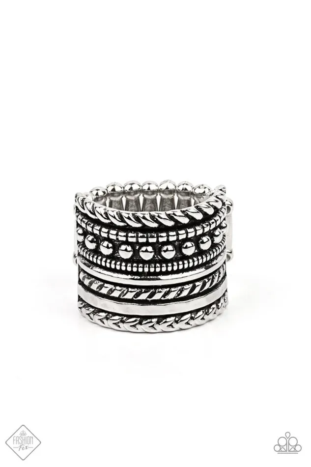 Paparazzi Ring Stacked Odds Silver Paparazzi Jewelry Rings Paparazzi Ring Stacked Odds Silver Paparazzi Jewelry Rings