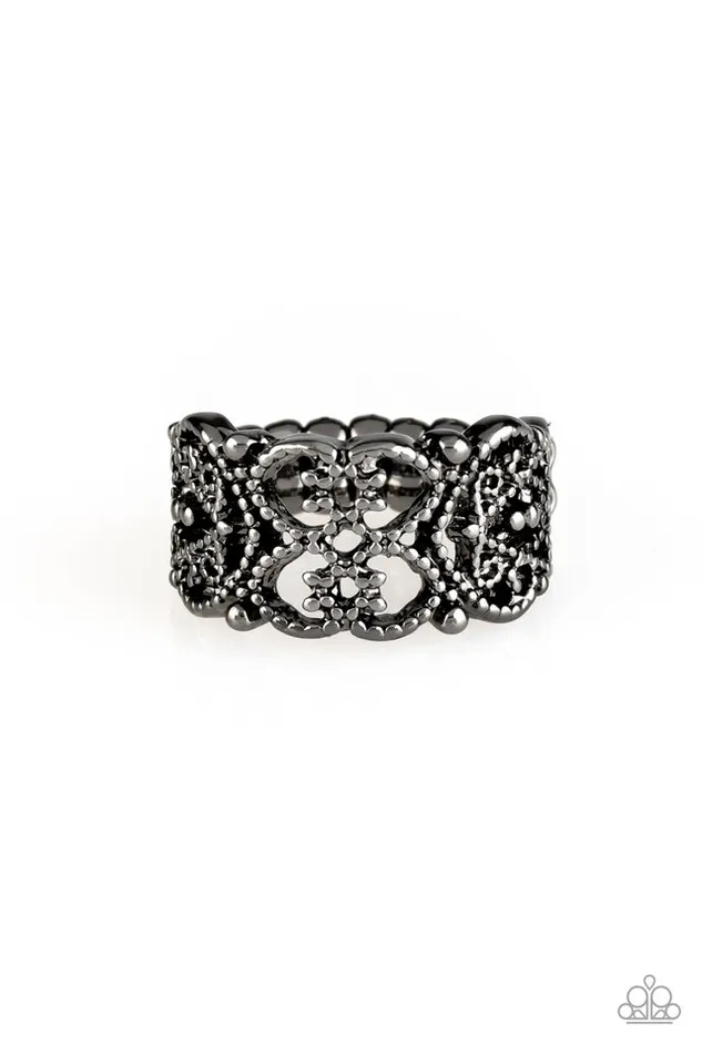 Paparazzi Ring Tell Me How You Really FRILL Black Paparazzi Jewelry Rings Paparazzi Ring Tell Me How You Really FRILL Black Paparazzi Jewelry Rings