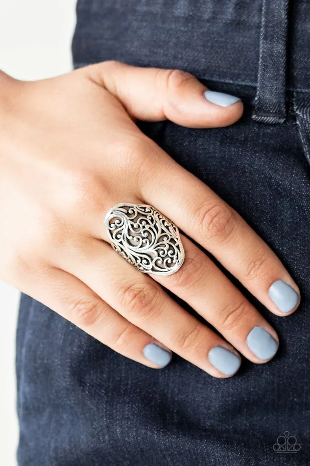 Paparazzi Ring Vine Vibe Silver Paparazzi Jewelry Rings