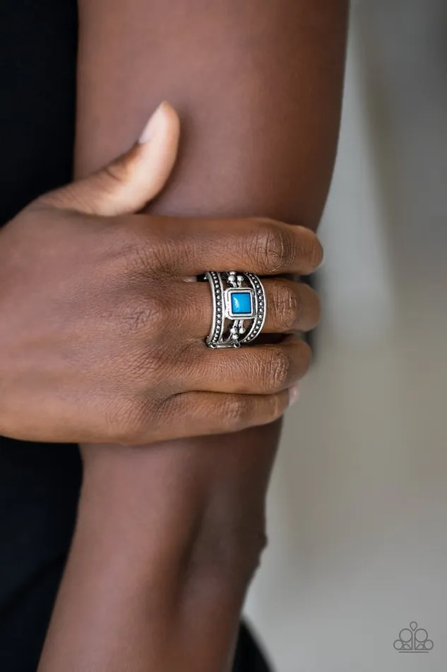 Paparazzi Ring Vivid View Blue Paparazzi Jewelry Rings