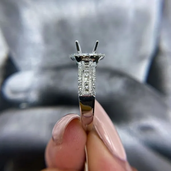 PreStyled Sets Diamond Source NYC 18k white gold setting with 87ct diamonds KR06602XD1501 PreStyled Sets Diamond Source NYC 18k white gold setting with 87ct diamonds KR06602XD1501