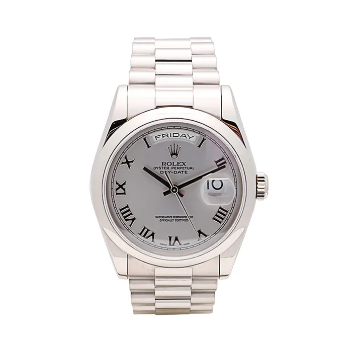 Preowned Rolex Necklaces Rolex DayDate 36 Silver Dial President Automatic Preowned Preowned Rolex Necklaces Rolex DayDate 36 Silver Dial President Automatic Preowned