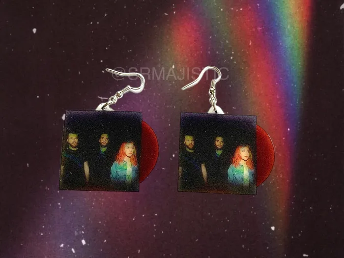 READY TO SHIP Paramore Collection of Vinyl Album Handmade Earrings Sam Makes Things Earrings READY TO SHIP Paramore Collection of Vinyl Album Handmade Earrings Sam Makes Things Earrings