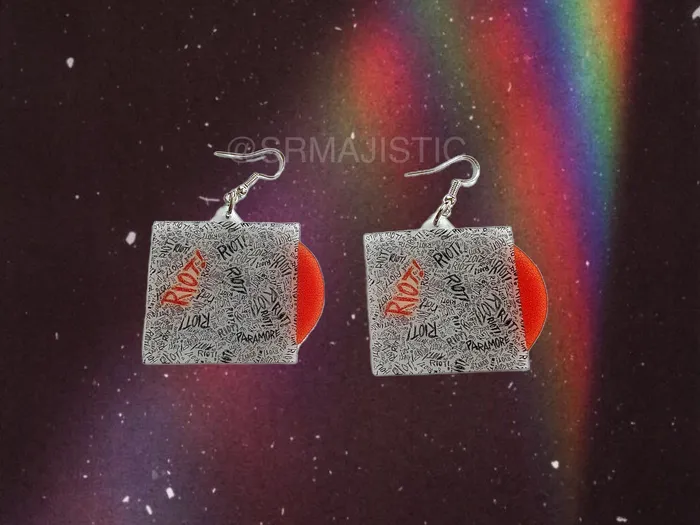 READY TO SHIP Paramore Collection of Vinyl Album Handmade Earrings Sam Makes Things Earrings