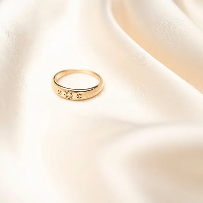 RG Rings 14k Starry Night Dome Ring