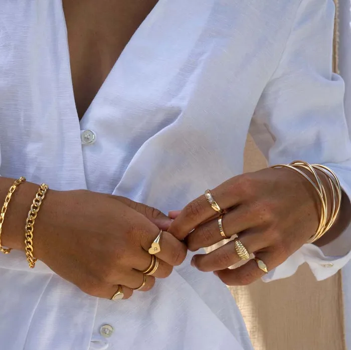 RG Rings 14k Starry Night Dome Ring