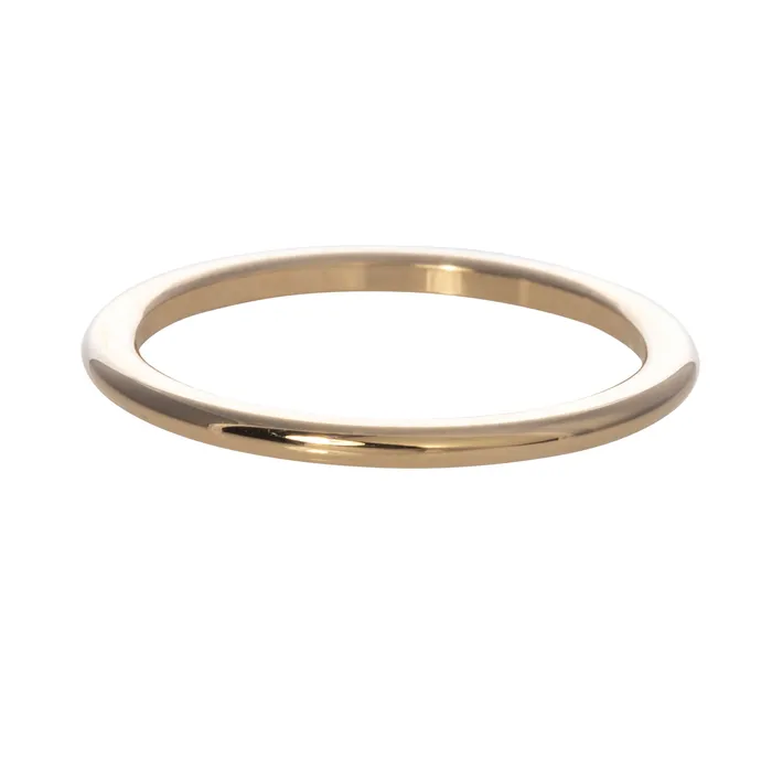 Rings Croghans 14K Yellow Gold Comfort Fit Half Round Band 15mm