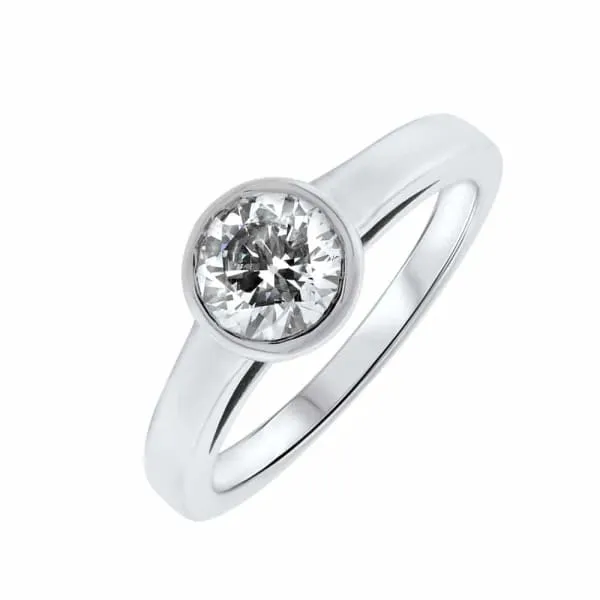 Rings Diamond Source NYC Solitaire engagement ring with 101ct Round brilliant cut EGL certified ENG10000