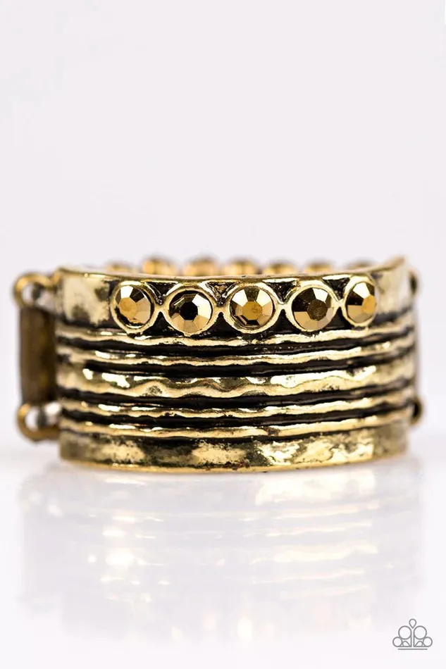 Rings Paparazzi Jewelry Paparazzi Ring Drink It In Brass
