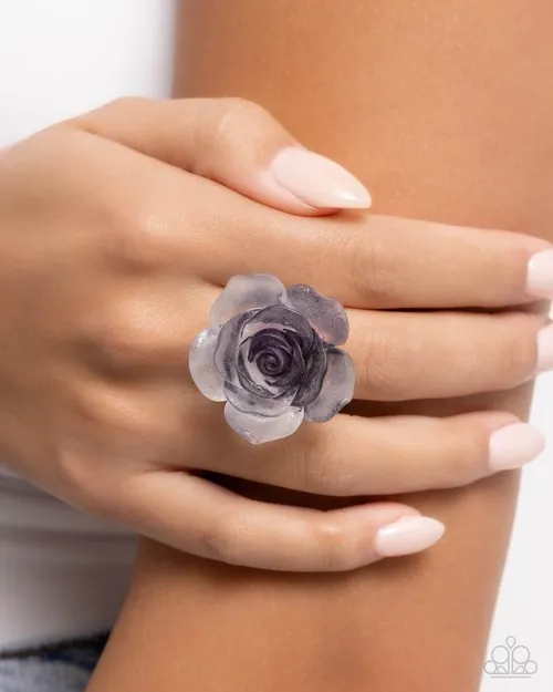 Rings Paparazzi Jewelry Paparazzi Ring Floral Intentions Purple
