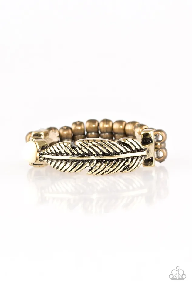 Rings Paparazzi Jewelry Paparazzi Ring Heads or TAILFEATHERS Brass