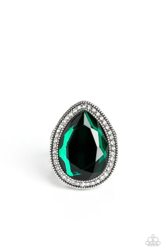 Rings Paparazzi Jewelry Paparazzi Ring Illuminated Icon Green Rings Paparazzi Jewelry Paparazzi Ring Illuminated Icon Green