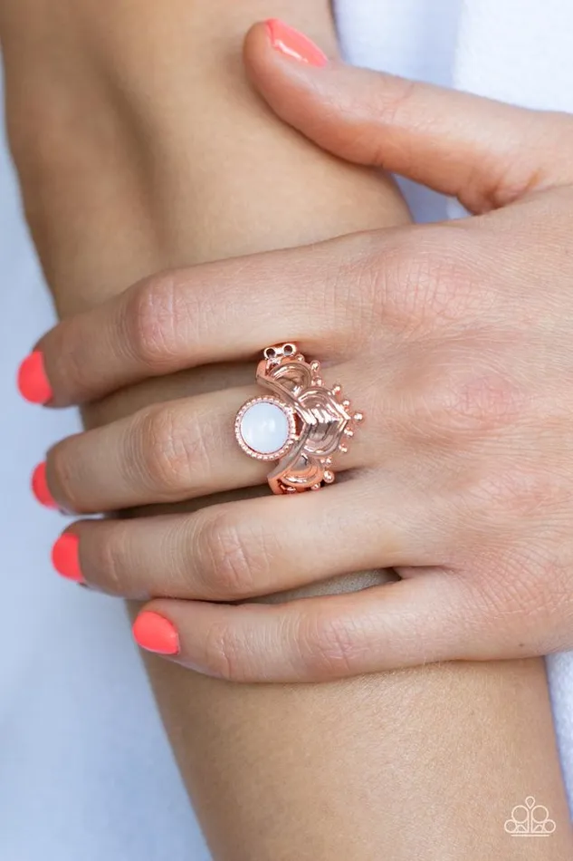 Rings Paparazzi Jewelry Paparazzi Ring Lotus Solstice Copper