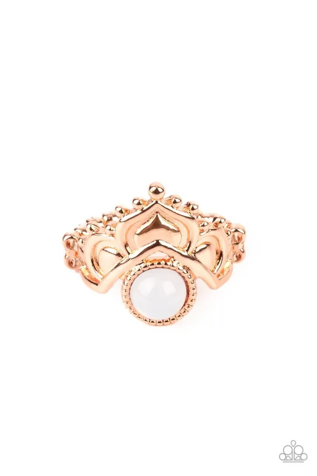 Rings Paparazzi Jewelry Paparazzi Ring Lotus Solstice Copper Rings Paparazzi Jewelry Paparazzi Ring Lotus Solstice Copper