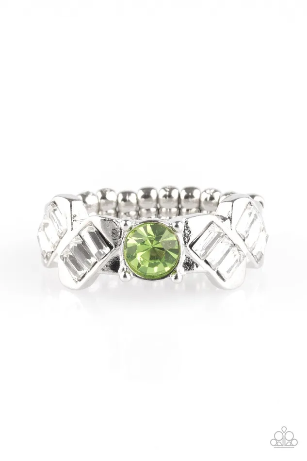 Rings Paparazzi Jewelry Paparazzi Ring Luxury Loot Green
