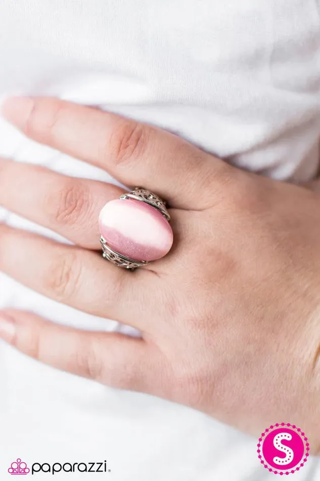 Rings Paparazzi Jewelry Paparazzi Ring Midnight Moonwalk Pink