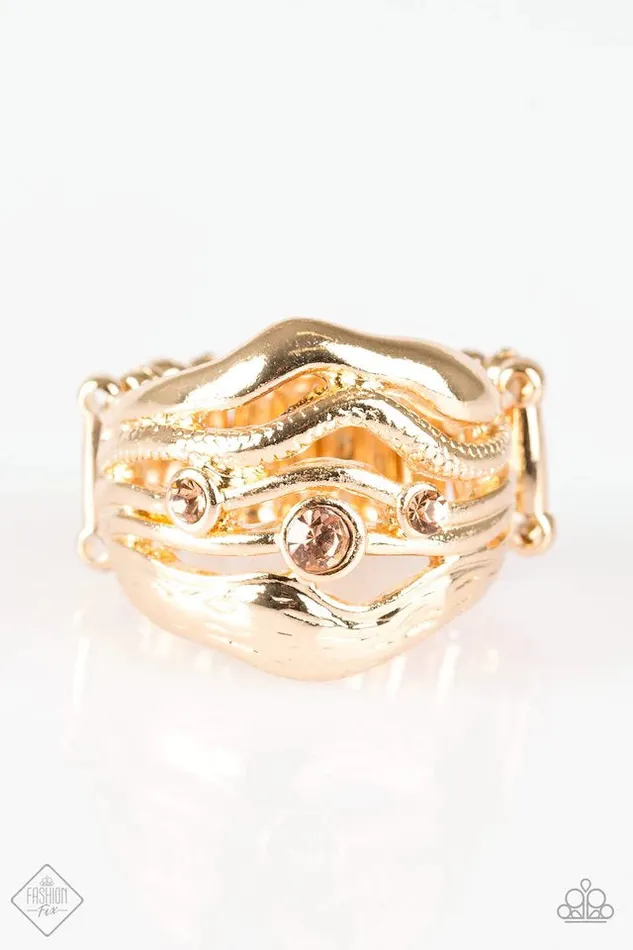 Rings Paparazzi Jewelry Paparazzi Ring Only The Best Gold